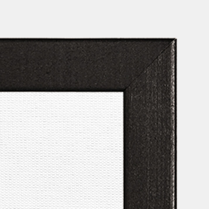 Zwarte decoratieve lijst