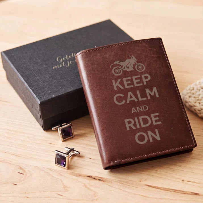 Ride on - Leren portemonnee