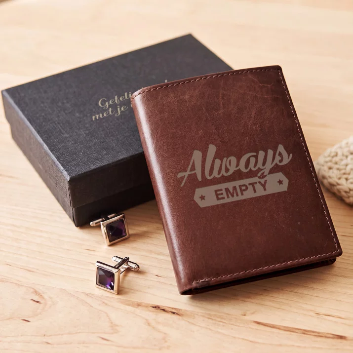 Always empty - Leren portemonnee