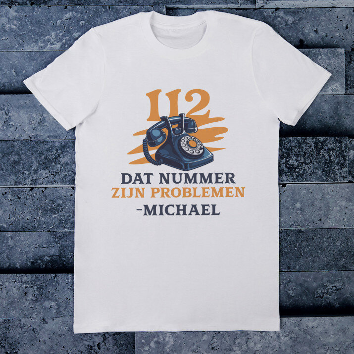 112 - Heren t-shirt