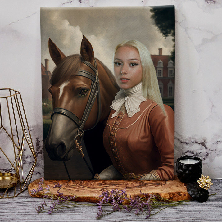Dame Aristocraat - Koninklijk portret
