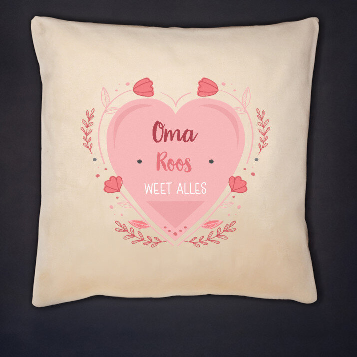 oma weet alles - Kussen