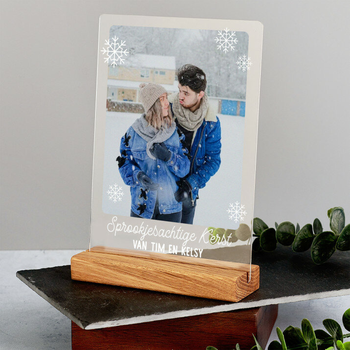 Sprookjesachtige kerst - Afdruk op acrylglas