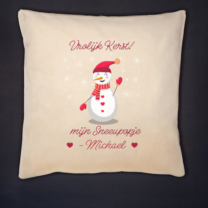 sneeuwpopje - Kussen