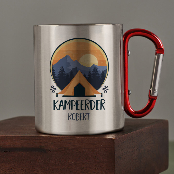 Kampeerder - Stalen mok Kampeerder - Stalen mok