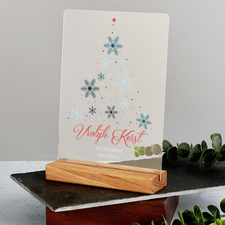 Kerstboom - Afdruk op acrylglas