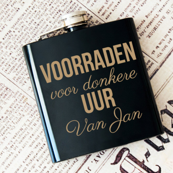 donkere uur - Heupflesje