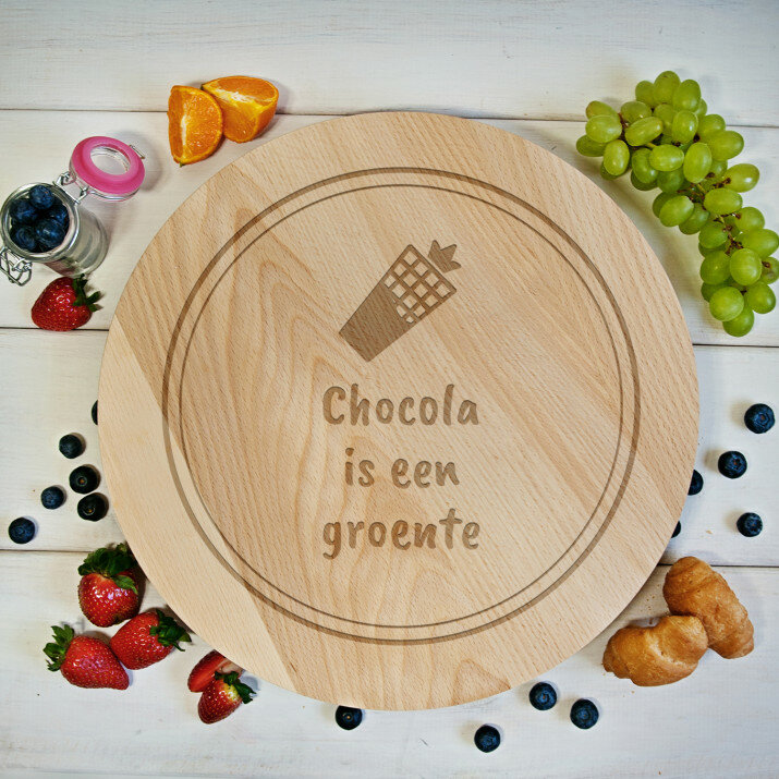 Chocola is een groente - Draaibaar plank