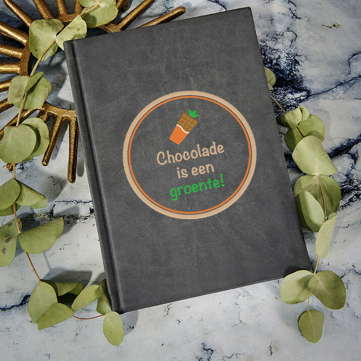 Chocolade is een groente - Notitieboek