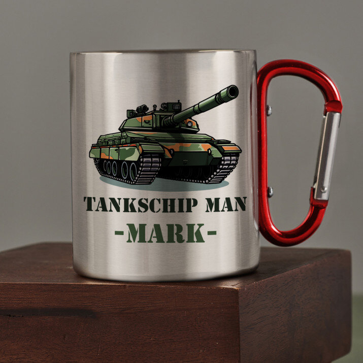 Tankschip man - Stalen mok