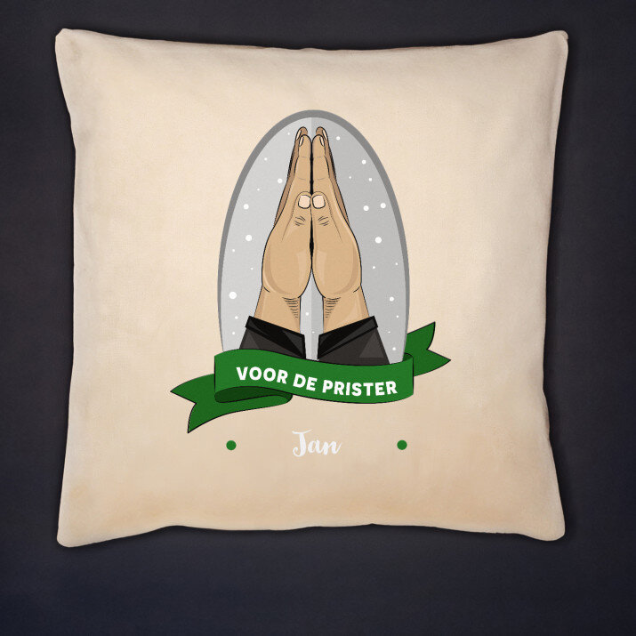 voor de priester - Kussen