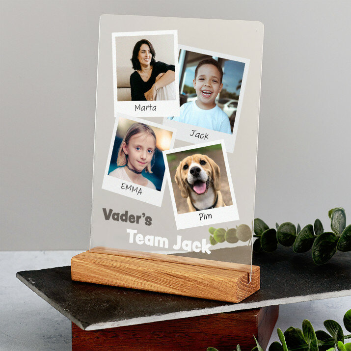 Vader;s team - Afdruk op acrylglas