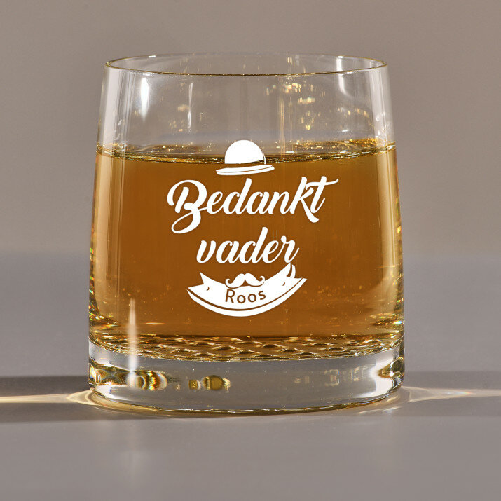 Bedankt vader - Whiskyglazen