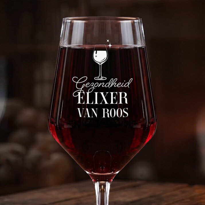 gezondheid elixer - Groot wijnglas