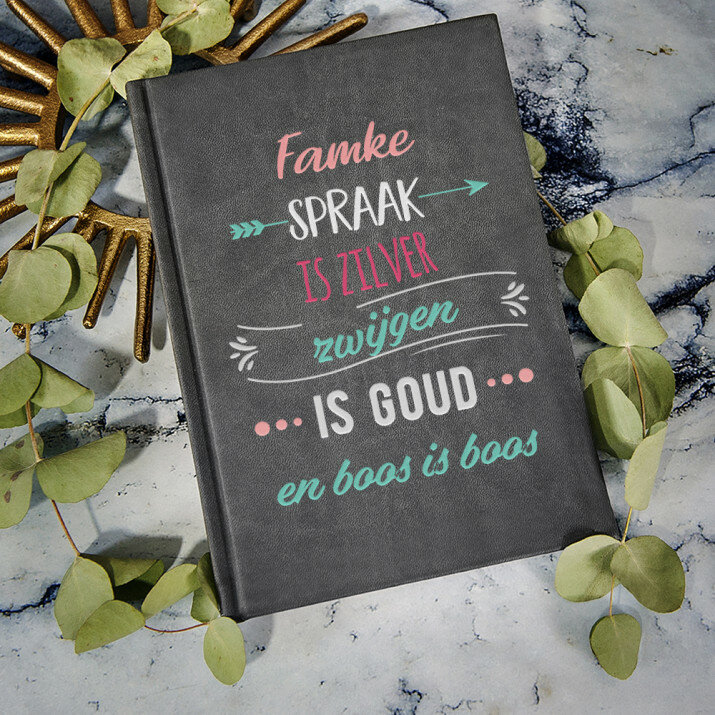 Boos is boos - Notitieboek