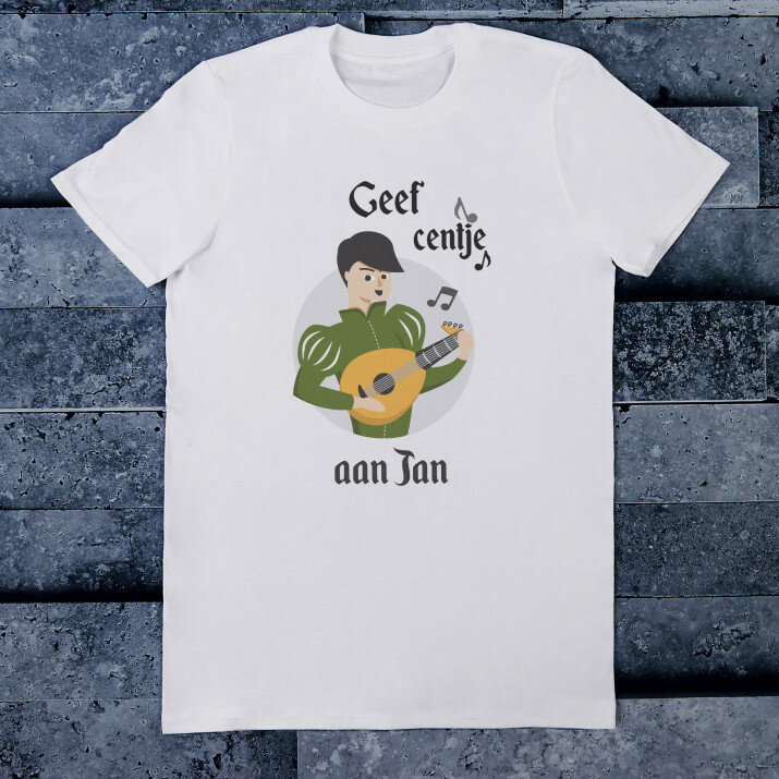 Geef centje - Heren t-shirt