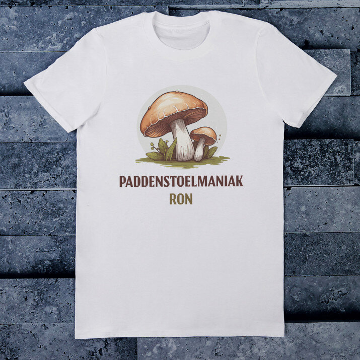 Paddenstoelmaniak - Heren t-shirt
