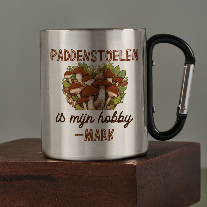 Paddenstoelen is mij hobby - Stalen mok