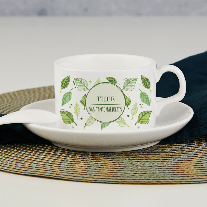 Thee - Kopje met schotel