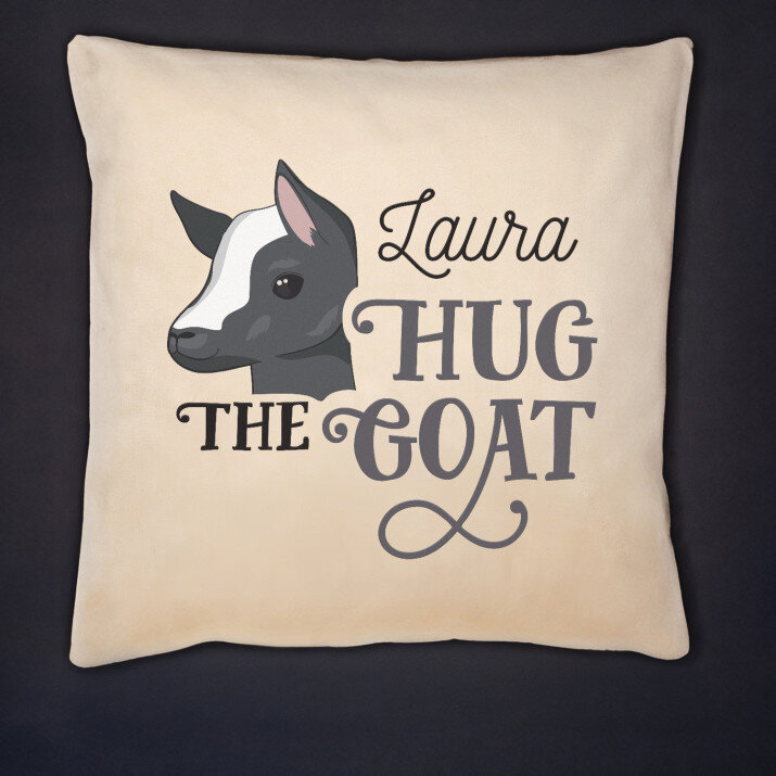 Hug the goat - Kussen