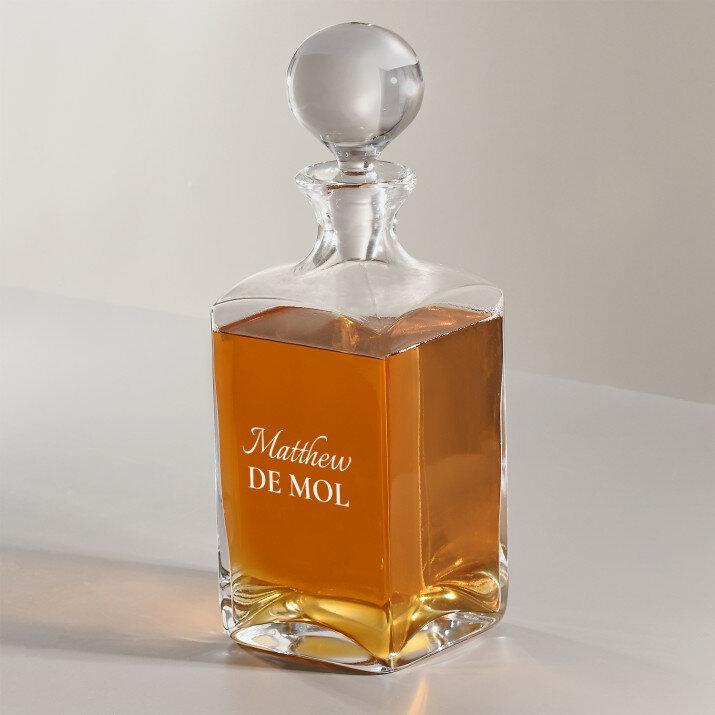 Naam en achternaam - Whisky karaf