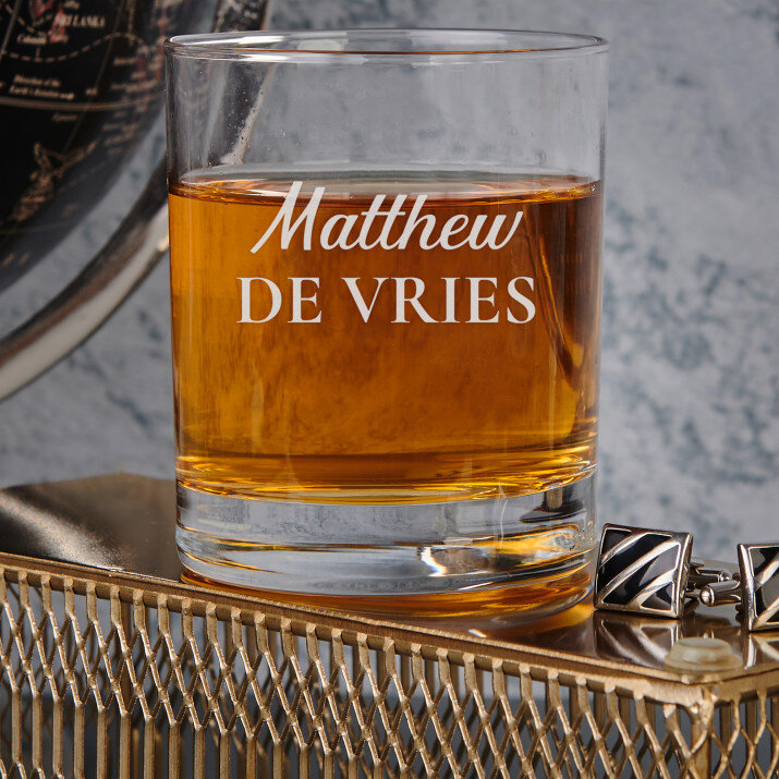 Naam en achternaam - Whiskyglazen