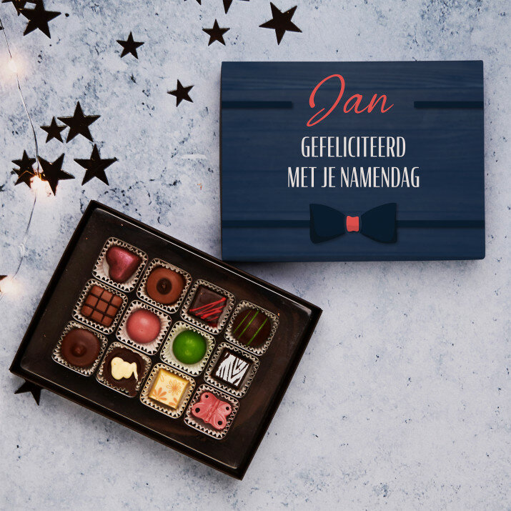 Namendag - Pralines van belgische chocolade