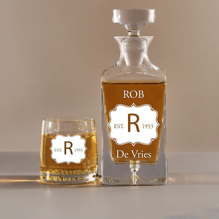 Initial - Carafe of whisky Initial - Carafe of whisky