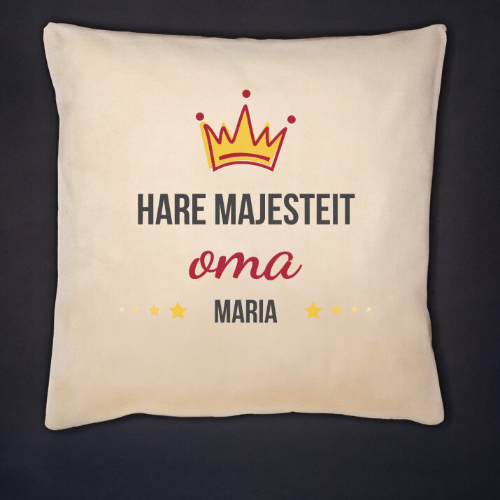 hare majesteit oma - Kussen