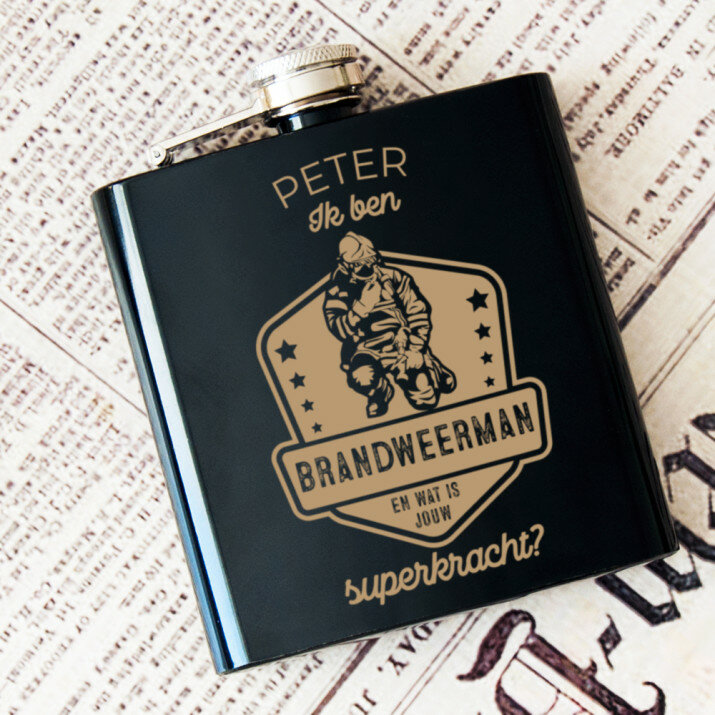 ik ben brandweerman - Heupflesje