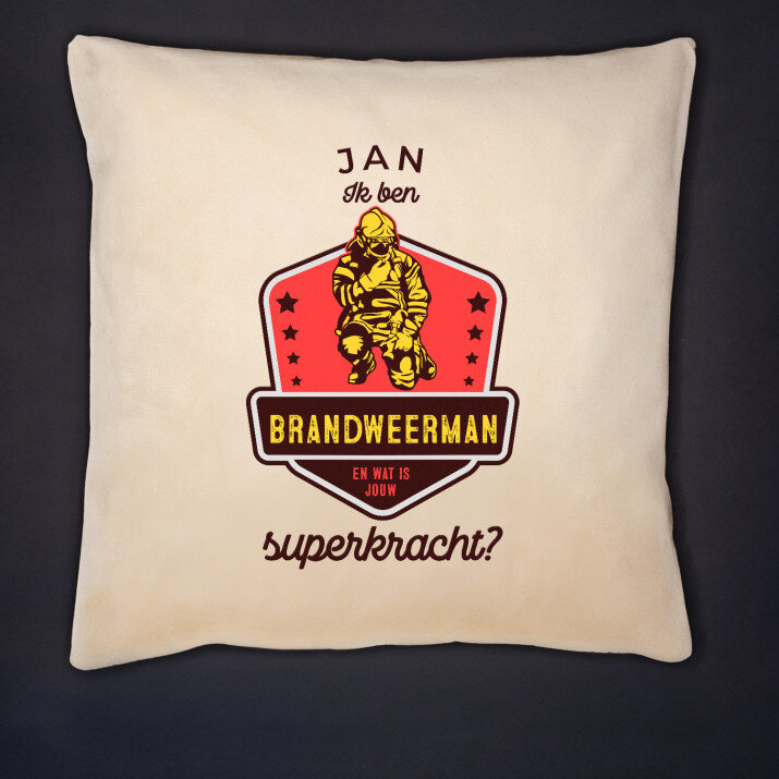 Ik ben brandweerman - Kussen