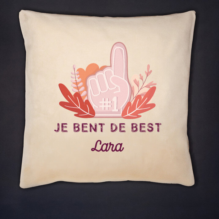 je bent de beste - Kussen