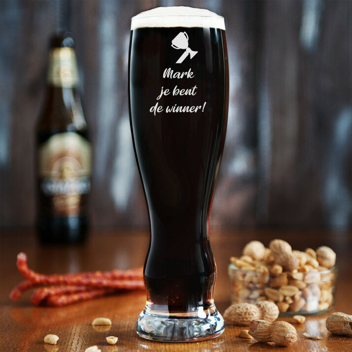 Je bent de winner - Bierglas