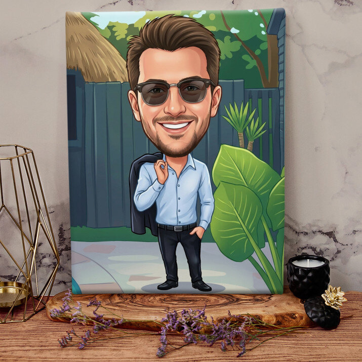 Karikatuur - Stijlvol portret