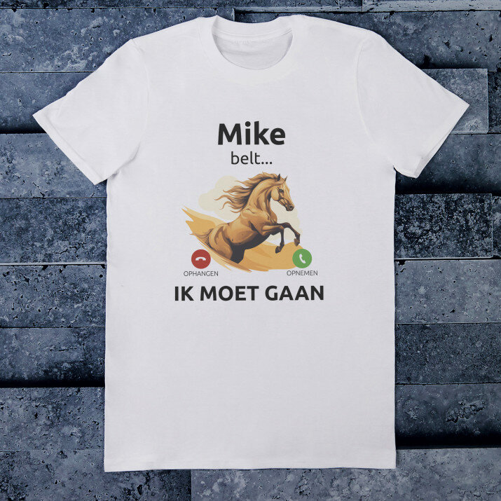 Paard belt - Heren t-shirt