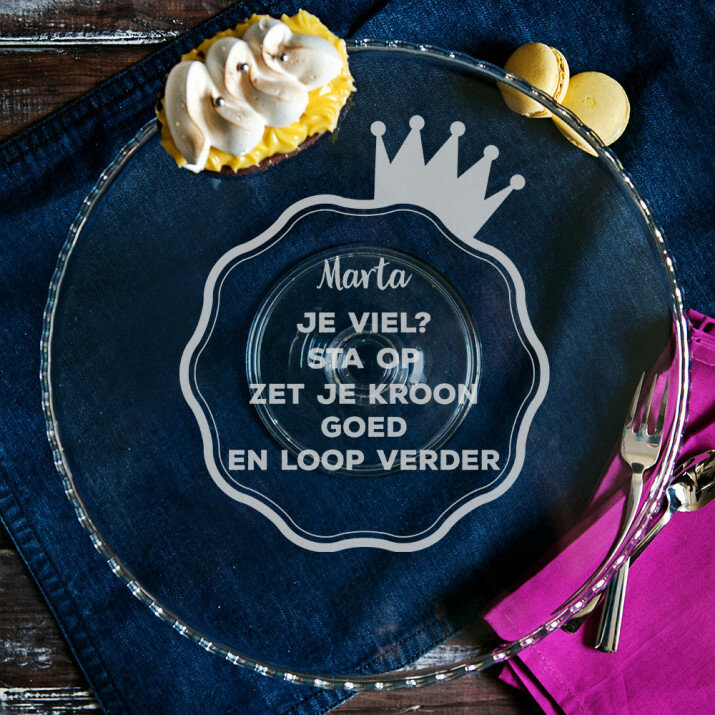 Kroon - Taartplateau