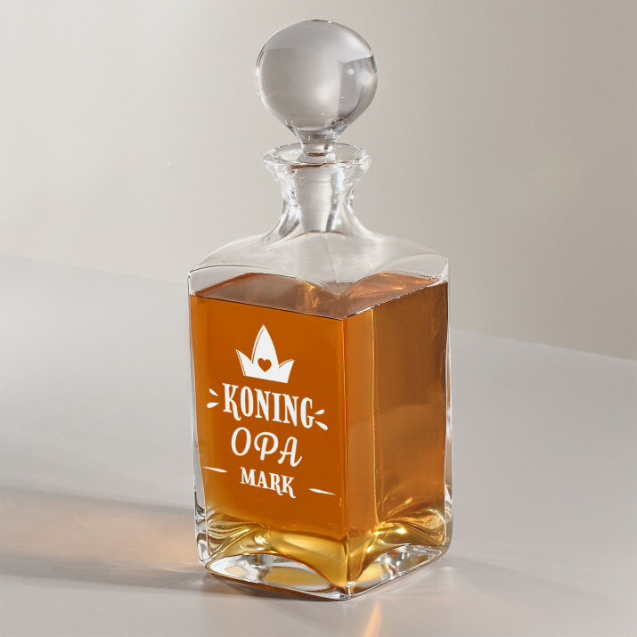 Koning opa - Whisky karaf kurk