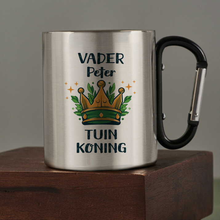 Bouw menager - Stalen mok