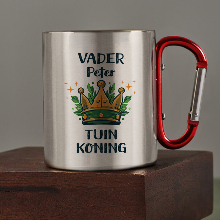 Bouw menager - Stalen mok