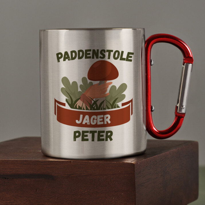 PADDENSTOEL JAGER - Stalen mok PADDENSTOEL JAGER - Stalen mok
