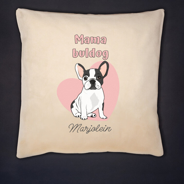 mama buldog - Kussen