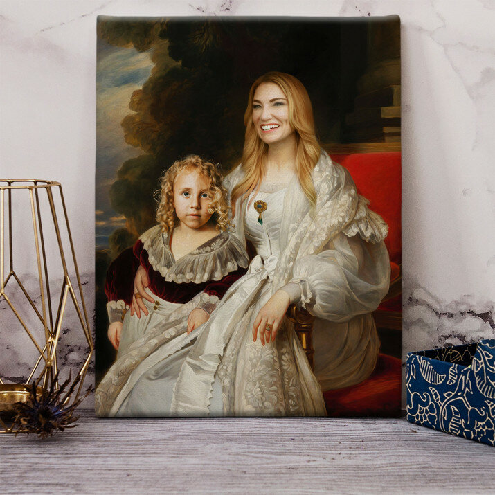 Mama en de prinses - Koninklijk portret