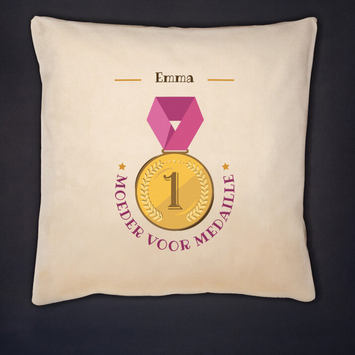 Moeder voor medaille - Kussen