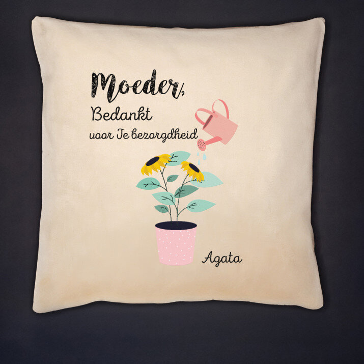 moeder bedankt voor je bezorgdheid - Kussen