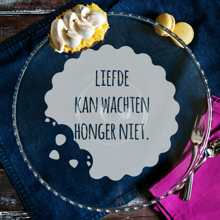 Liefde kan wachten - Taartplateau