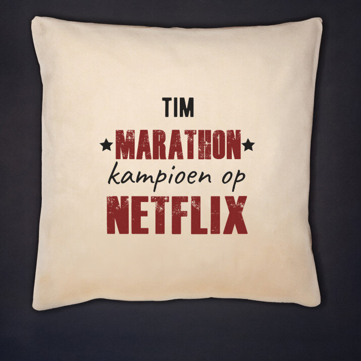 Marathon kampioen - Kussen