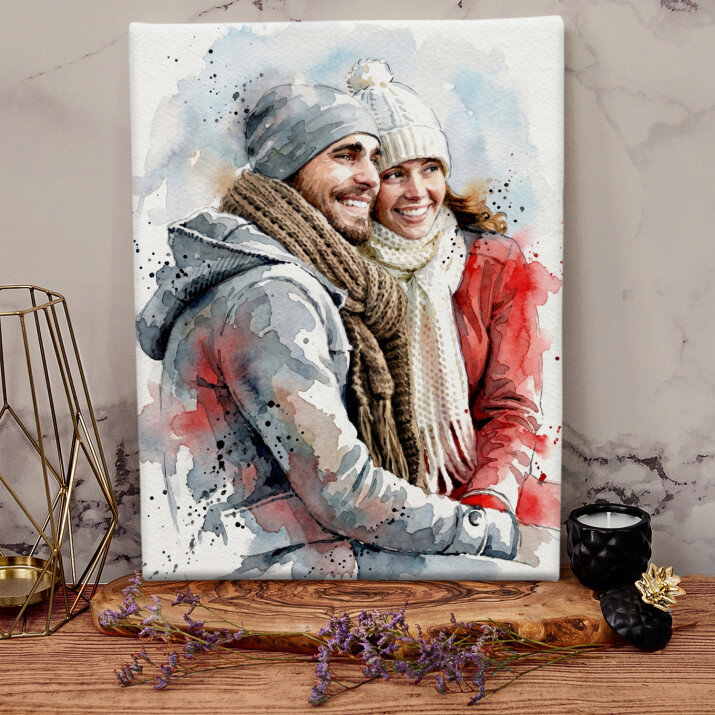 Waterverven - Stijlvol portret