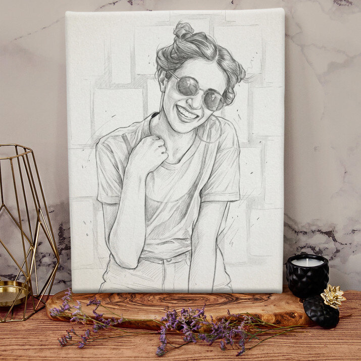 Schets - Stijlvol portret