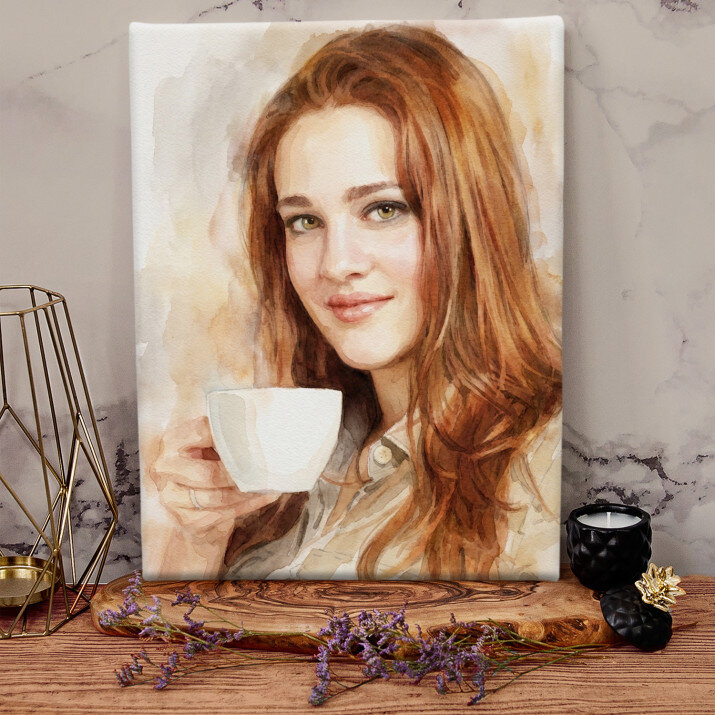 Water art - Stijlvol portret