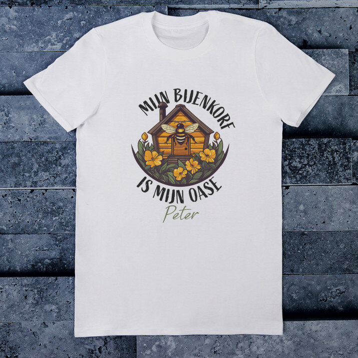 Mijn buijenkorf is mijn oase - Heren t-shirt